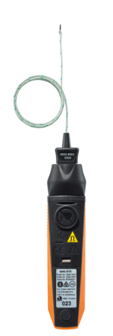TESTO Thermometer with Flexible Probe and Smartphone Operation | 915i