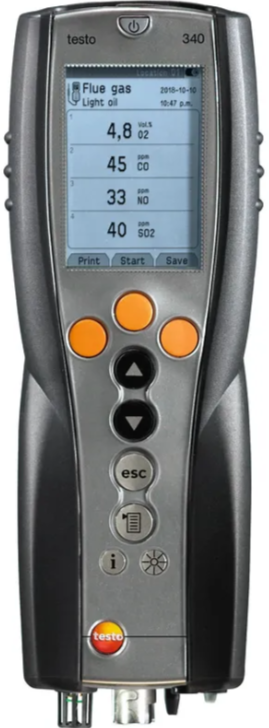 TESTO Flue Gas Analyzer For Use In Industry | TESTO 340