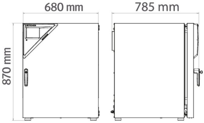 Binder CO2 Incubators With hot Air Sterilization and Humidity Regulation | CBF 170