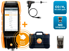 TESTO NEXT LEVEL Longlife kit 2 - Flue gas analyzer (O2, CO H2-compensated up to 30,000 ppm, NO - can be retrofitted) | TESTO 300