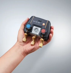 TESTO App-Controlled Digital Manifold with Wireless Clamp Temperature Probes (NTC) | 550i Smart Kit