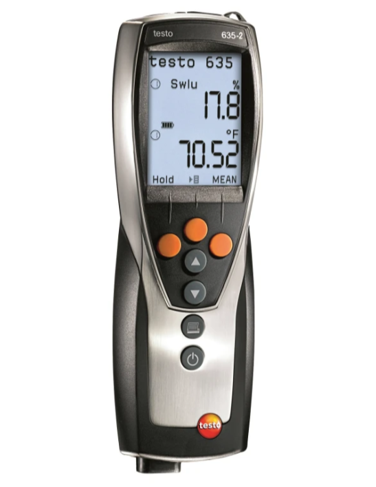 TESTO Temperature and Moisture Meter | 635-2