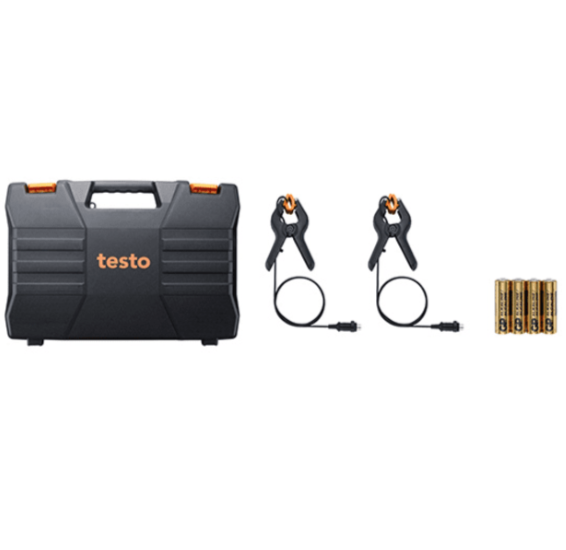 TESTO Digital Manifold Kit - With Bluetooth® and Set of 3 Filling Tubes | 550