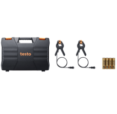 TESTO Digital Manifold Kit - With Bluetooth® and Set of 3 Filling Tubes | 550