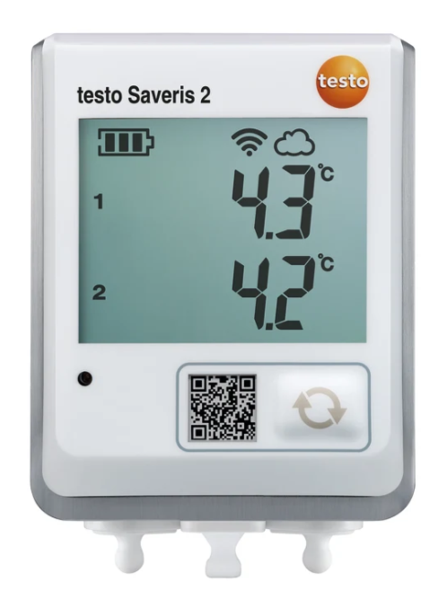TESTO Saveris 2-T2 - WiFi Data Logger With Display and 2 Connections for NTC Temperature Probes