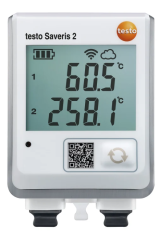 TESTO Saveris 2-T3 - WiFi Data Logger With Display and 2 Connections For TC Temperature Probes