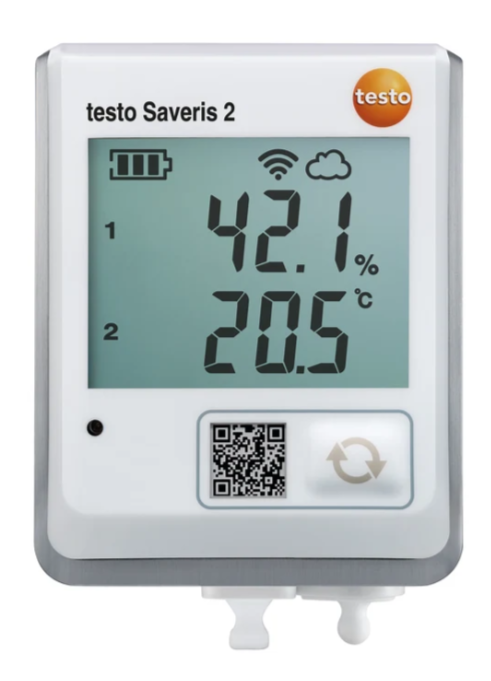 TESTO Saveris 2-H2 - WiFi Data Logger With Display and Connectable Temperature and Humidity Probe