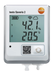 TESTO Saveris 2-H2 - WiFi Data Logger With Display and Connectable Temperature and Humidity Probe