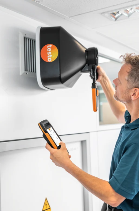 TESTO 400 Air Flow Kit With 16 mm Vane Probe