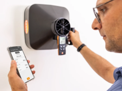 TESTO Vane Anemometer with Smartphone Operation | 417 Kit 1