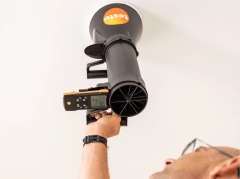 TESTO Vane Anemometer with Measuring Funnels and Flow Straightener | 417 Kit 2
