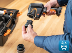 TESTO 883-1 Thermal Imager with 30° and 12° Lenses and Accessories | 883-1 KIT